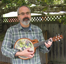 Photo of John Reischman with Mandonator #2