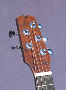 Photo of the headstock of Mandonator #2