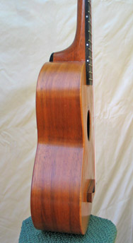 Right side of Ukulele serival number 1