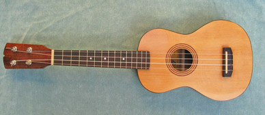 Front view of Ukulele serial number 2