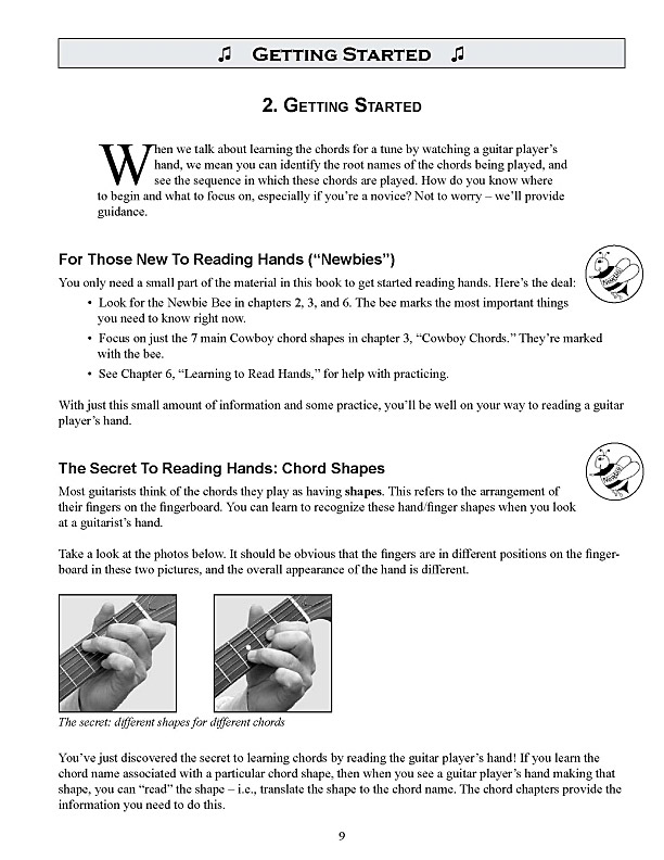 sample page from Hand Over the Chords